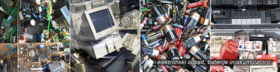 elektronski odpadki, baterije in akumulatorji